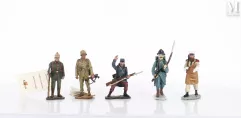 [Guerres Mondiales]-Lot de 5 soldats divers-img1