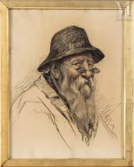 Léonie HUMBERT-VIGNOT (1878-1960)-Portrait du professeur Bouchard-img1