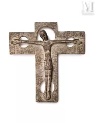 Jean LAMBERT-RUCKI (Cracovie 1888 - Paris 1967)-Crucifix-img1