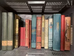 MANNETTE à thématique bibliophilie comprenant :--img1