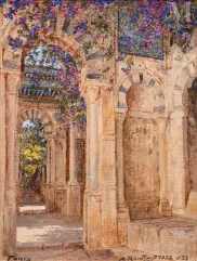 Alexandre ROUBTZOFF (Saint-Pétersbourg 1884 - Tunis 1949)-Jardin du Belvédère-img1