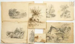 Louis CASTEL (1852-1922)-Vues de l'arrière-pays niçois-img1