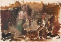 Charles Georges DUFRESNE (1876-1938)-Pêcheur en Normandie-img1