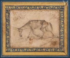 * Le cheval émacié-Inde, Deccan, XVIIe siècle-img1