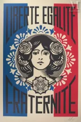 Shepard FAIREY-"Liberté, Egalité, Fraternité "-img1