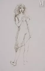 Leonor FINI-"En nuisette, 1976 "-img1