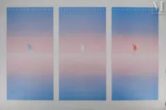 Jean-Michel FOLON-La France saluant New York, 1986-img1