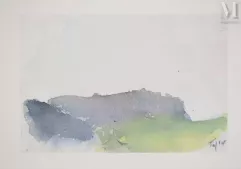 Pierre TAL-COAT-"Paysage abstrait, 1991 "-img1