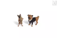 Deux amusants bronzes de Vienne peints--img1