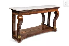 Console d’applique d’époque Restauration estampillée Kolping--img1