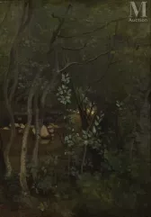 ECOLE FRANCAISE DU XIXEME SIECLE-Sous bois-img1