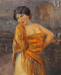 Josef SYROVY (Perov nad Labem 1879 - Prague 1956)-Raquel Meller-img1