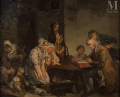 Ecole FRANCAISE vers 1800, suiveur de Jean-Baptiste GREUZE--img1