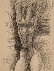 Marcel GROMAIRE (Noyelles-sur-Sambre 1892 - Paris 1971)-Nu-img1