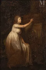 Ecole FRANCAISE DU XIXe siècle, d’après Louis-Léopold BOILLY-Portrait de Marie Félicité Paillet-img1