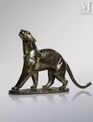 Georges - Lucien GUYOT (Paris 1885 - 1972)-"Panthère humant"-img1