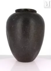 Jean DUNAND (1877-1942)-Vase ovoïde, c. 1910-img1