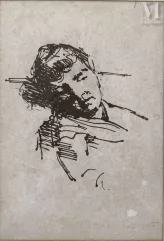 Rembrandt BUGATTI (Milan 1884 - Paris 1916)-Jeune homme endormi-img1