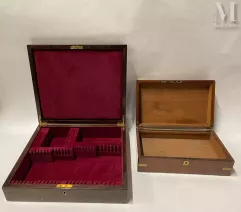 Deux coffrets en acajou--img1