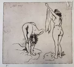 Fort lot d'estampes en feuilles--img1