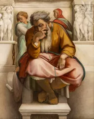 Othon COUBINE (Boskovice 1883 - Marseille 1969)-Prophète Jérémie, d’après Michel-Ange-img1