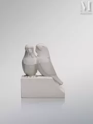 Edouard-Marcel SANDOZ (Bâle 1881 - 1971 Lausanne) pour La Porcelaine de Paris-"Le secret"-img1