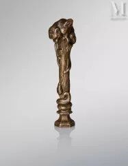 Emmanuel FREMIET (1824 - 1910)-"Singe et serpent"-img1