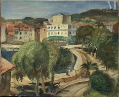 Robert BOUCHET (1898-1986)-Paysage du Sud-img1
