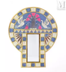 Angel VERA (XX ème siècle)-Miroir aux colombes-img1
