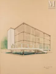 Jacques ADNET (1900 - 1984)-"Saint Gobain"-img1