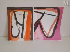 Pierre ALECHINSKY (XX) Livre consacré à Bram VAN VELDE-"Derrière le miroir"-img1