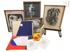 Fond d'atelier Emile GILIOLI (1911-1977)-Lot d'affiches et divers-img1