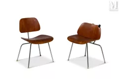 Charles (1907 - 1978) &amp; Ray EAMES (1912 - 1988)-"DCM" (Dining Chair Metal)-img1