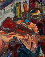 Antoine FERRARI (Marseille 1910 - 1995)-Nature morte au violon-img1