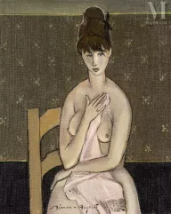 Simon SIMON - AUGUSTE (1909- 1987)-Le modèle-img1