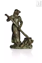 Aimé-Jules DALOU (1838 - 1902)-"La Fâneuse" ou "Femme au rateau"-img1