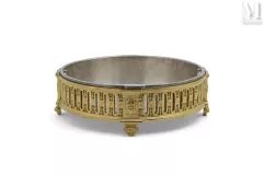 Centre de table en vermeil (argent doré);--img1