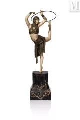 Demeter Haralamb CHIPARUS (1886 - 1947)-"Danseuse au cerceau"-img1