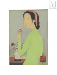 Ⓟ MAI TRUNG THU (1906-1980), d'après-Ensemble de quatre impressions-img1