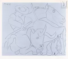 Pablo Picasso (1881-1973)-La Pique Cassée, 1959-img1