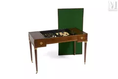 Table à jeu de tric trac d’époque Louis XVI estampillée L AUBRY--img1