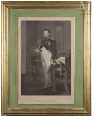 Jacques-Louis DAVID (1748-1825), d’après.-L’Empereur Napoléon, dédié au Prince Louis Bonaparte, Président de la République.-img1