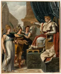 Philippe VAN DER WAL (Rotterdam, 1774-Amiens, 1819)-Allégorie de la naissance du Roi de Rome.-img1