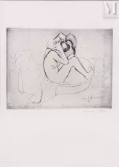 Suzanne Valadon (1865-1938)-Marie au tub s'épongeant (1908), 1932-img1