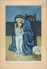 Pablo Picasso (1881-1973) gravé par Jacques Villon (1875-1963)-Maternité, 1930-img1