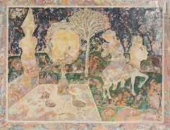 Sakti BURMAN (né en 1935)-Reflection of Memory (le miroir), 1988-img1