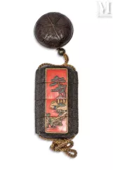 JAPON, Epoque Meiji-Inro à trois compartiments-img1