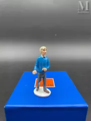 Hergé, Figure en plomb Moulinsart en 2019.-Hergé, Figure en plomb Moulinsart en 2019.-img1