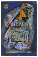 Jazeh Tabatabai (Iran, 1931-2008)-Femme au voile-img1