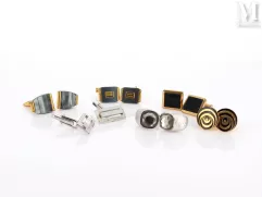 Lot de 6 paires de boutons de manchettes--img1